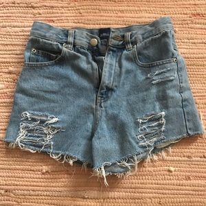 Vintage high wasted jean shorts